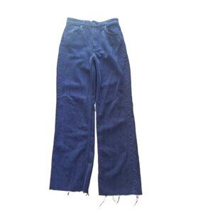 ZARA Purple Wide Leg Denim Jeans Size 4